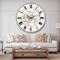 Designart 'Pen And Ink Florals Iv Farmhouse Wall Clock